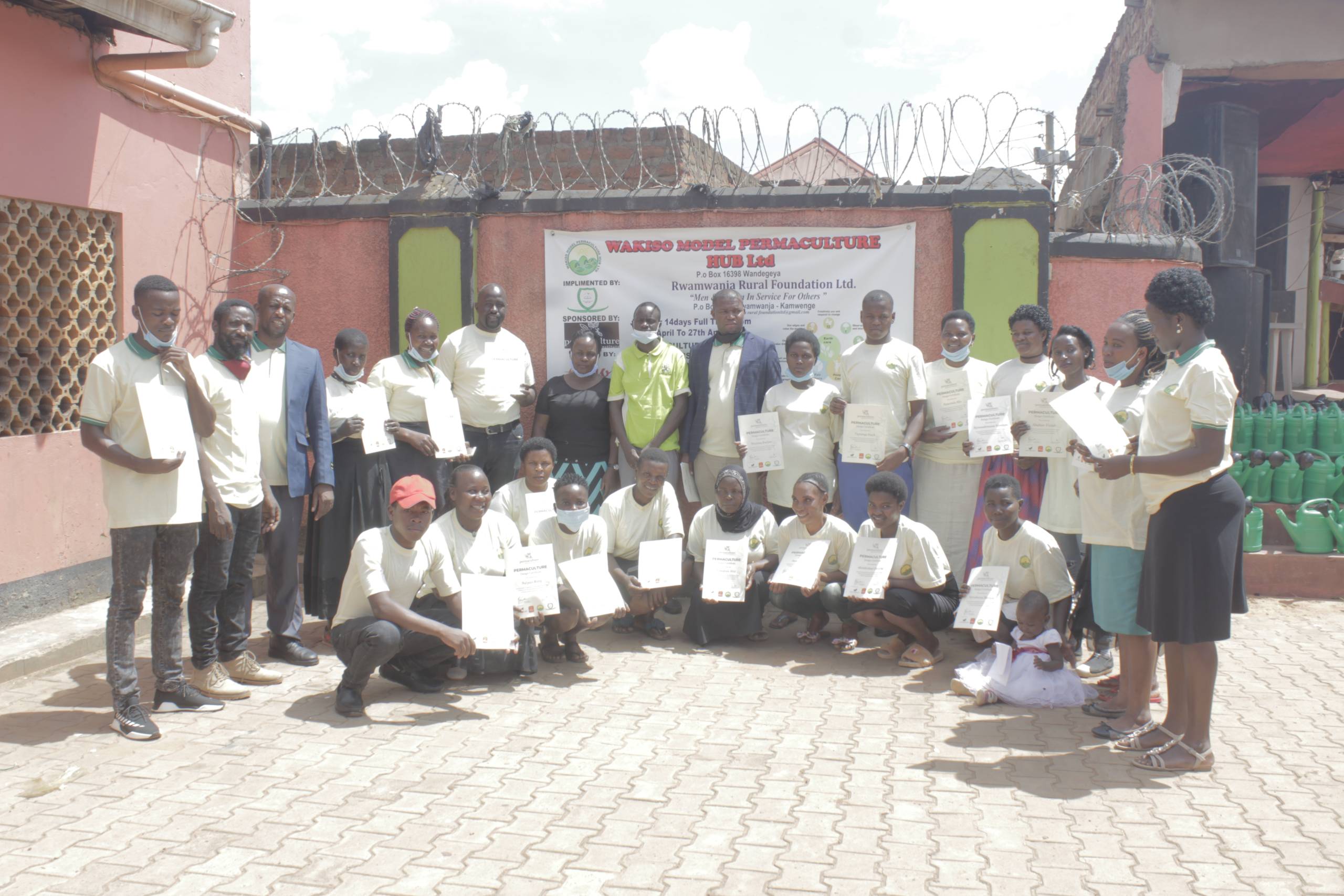 PERMACULTURE GRADUATE IN KAMPALA URBAN REFUGEE